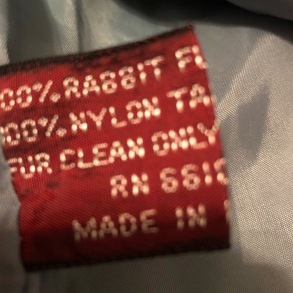 100% Rabbit Fur Coat - Picture 5 of 5